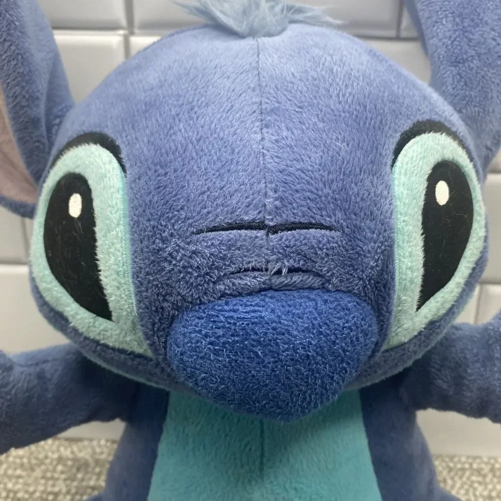 Lilo Stitch Disney Plush 14 Inch Soft‎ Big Ears Blue Cute Collectible